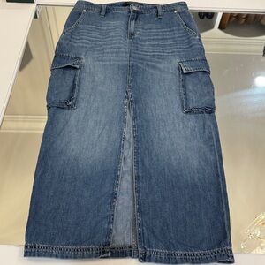 Liverpool Cargo denim skirt